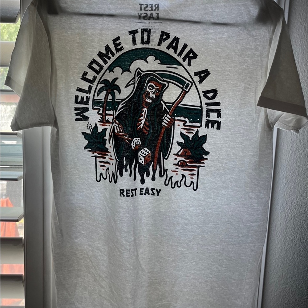 White rest east t shirt